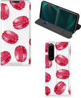 GSM Hoesje Sony Xperia 5 III Fotohoesje ontwerpen Pink Macarons