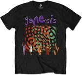 Genesis - Collage Heren T-shirt - L - Zwart