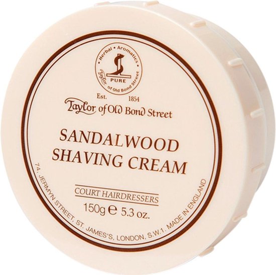 Taylor of Old Bond Street sandalwood scheercrème – 150 g