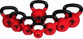 Gorilla Sports Complete set Kettlebells 144 kg - Gietijzer met Rubber Coating - 8 kettlebells
