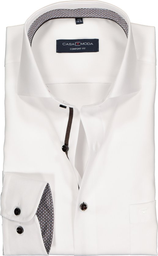 Gemakkelijk strijken stof wit overhemd Kleding Herenkleding Overhemden & T-shirts Overhemden Wit overhemd voor mannen 