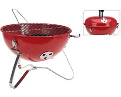 Wilderness Houtskoolbarbecue Bolvorm - Rood