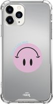 iPhone 11 Pro Max Case - Smiley Pink - Mirror Case