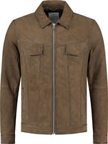 Goosecraft Jas Gc Ray Jacket 102152016 Nubuck Dark Khaki Mannen Maat - L