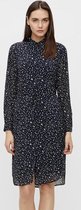 Object Jurk Objmila Bay Shirt Dress Noos 23035762 Sky Captain/cloud Dancer Dames Maat - 40