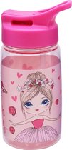 Must Drinkfles Meisjes 500 Ml Tritan Roze/transparant