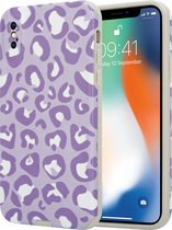 ShieldCase Purple Panther geschikt voor Apple iPhone X / Xs hoesje