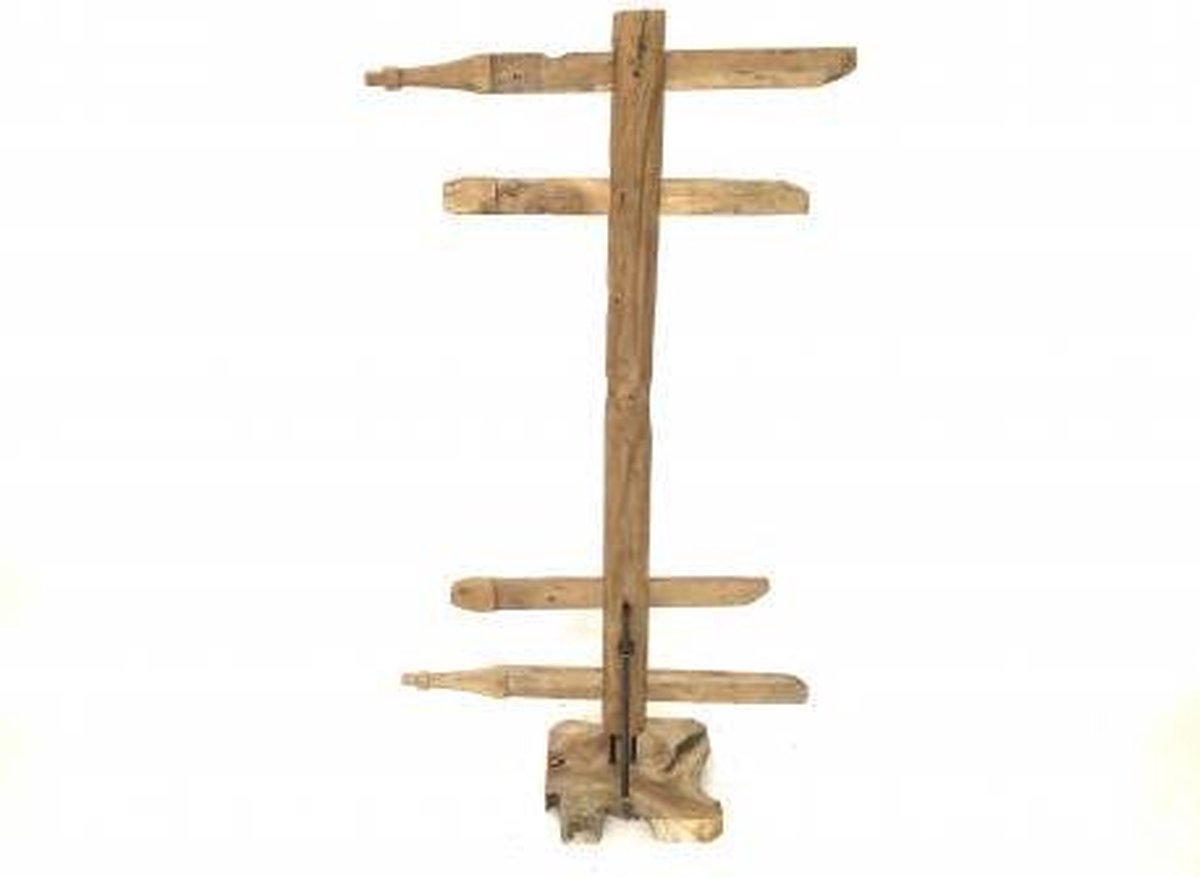 Kleerhanger teakhout H130 - Modern - uniek product - handgemaakt