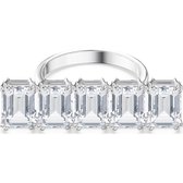 Swarovski Damen-Damenring Metall Swarovski-Kristall 52 Zilver 32016359