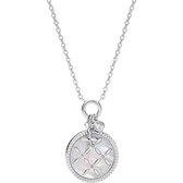 Fossil dames edelstaal Parelmoer ketting One Size 88129288