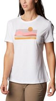 Columbia Sun Trek W Graphic Tee 1931753100, Vrouwen, Wit, T-shirt, maat: XS