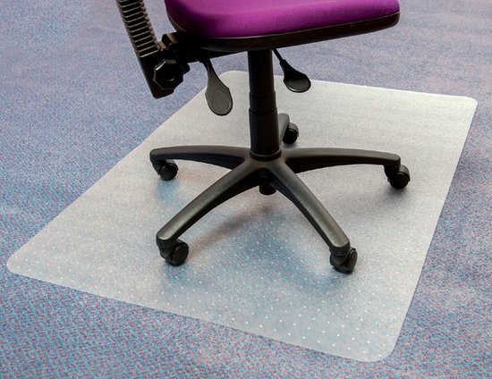 Stoelmat floortex pvc 90x120cm tapijtvloer | 1 stuk
