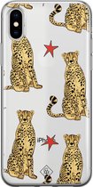iPhone X/XS transparant hoesje - Stay wild | Apple iPhone Xs case | TPU backcover transparant