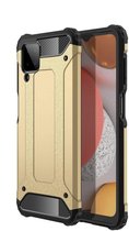 Armor Hybrid Samsung Galaxy A12 Hoesje - Goud