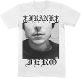 Frank Iero Heren Tshirt -L- Nose Bleed Wit