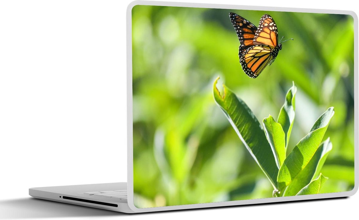 Afbeelding van product SleevesAndCases  Laptop sticker - 13.3 inch - Vliegende monarchvlinder