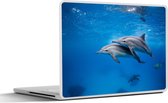 Laptop sticker - 13.3 inch - Dolfijn - Zee - Egypte - 31x22,5cm - Laptopstickers - Laptop skin - Cover