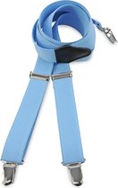 We Love Ties - Bretels - Kinderbretels uni lichtblauw - lichtblauw