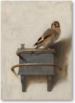 Het puttertje - Carel Fabritius - 50x70 Dibond voor Binnen én Buiten -