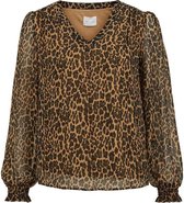 Vila Viamione V-Neck L/S Top Dames Blouse - Maat 44