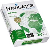 Kopieerpapier Navigator Universal A4 80 gram 1 doos met 5 pakken á 500 vellen
