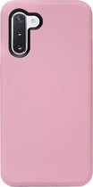 - ADEL Siliconen Back Cover Softcase Hoesje Geschikt voor Samsung Galaxy Note 10 Plus - Roze