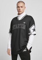 Starter Black Label Heren Tshirt -XL- Starter Star Sleeve Sports Zwart