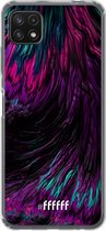 6F hoesje - geschikt voor Samsung Galaxy A22 5G -  Transparant TPU Case - Roots of Colour #ffffff