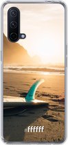6F hoesje - geschikt voor OnePlus Nord CE 5G -  Transparant TPU Case - Sunset Surf #ffffff