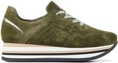 Softwaves Sneakers Dames - Lage sneakers / Damesschoenen - Suède - 7.78.30     -  Groen - Maat 39.5