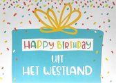 Kaart - Groeten uit - Happy birthday uit het Westland - GRD027