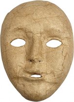 volledig masker 17,5 x 12,5 cm papier-mach√©