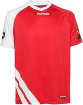 Patrick Victory Shirt Korte Mouw Heren - Rood / Wit | Maat: XL