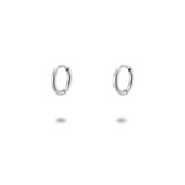 Twice As Nice Oorbellen in edelstaal, mini oorring, 9 mm