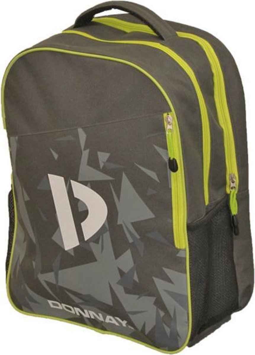 Donnay Rugzak Match - Tennis/Padelrugzak - Unisex - Grey/Lime (1391) - one size