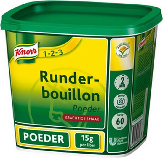 knorr bouillon de boeuf en poudre 60 litres