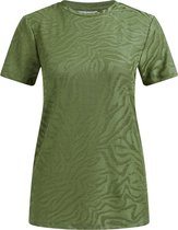 WE Fashion Dames T-shirt met jacquard dessin