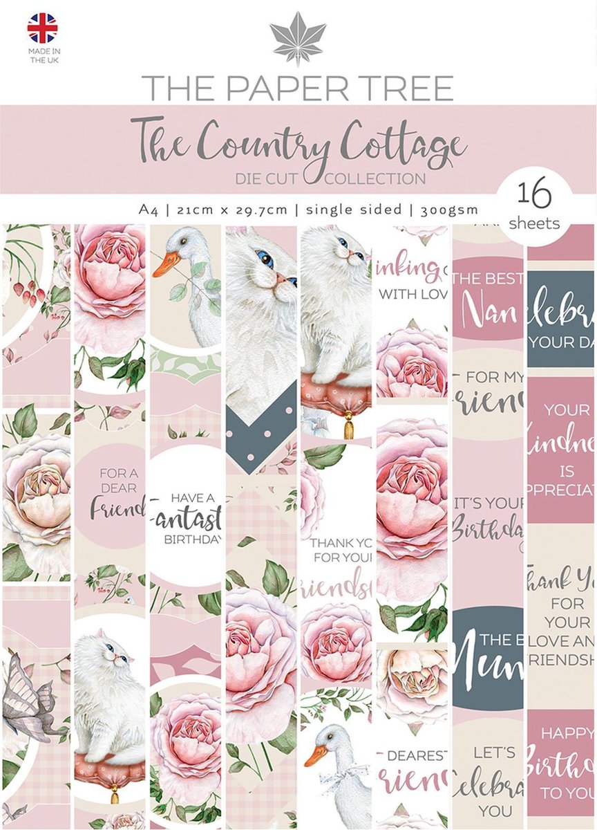 The Paper Tree - The Country Cottage Die Cut Sheets