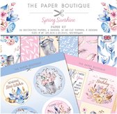 The Paper Boutique Papierset - Spring Sunshine - 8x8 inch - 36 + 32 stuks