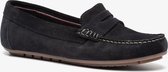 Hush Puppies suede dames mocassins - Blauw - Maat 41 - Echt leer