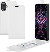 Voor Xiaomi Poco F3 GT R64 Textuur Enkele Verticale Flip Lederen Beschermhoes met Kaartsleuven & Fotolijst (Wit)