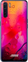 6F hoesje - geschikt voor OPPO A91 -  Transparant TPU Case - Colour Bokeh #ffffff