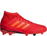 adidas Performance Predator 19.3 Fg J Kinder De schoenen van de voetbal rood 35.5