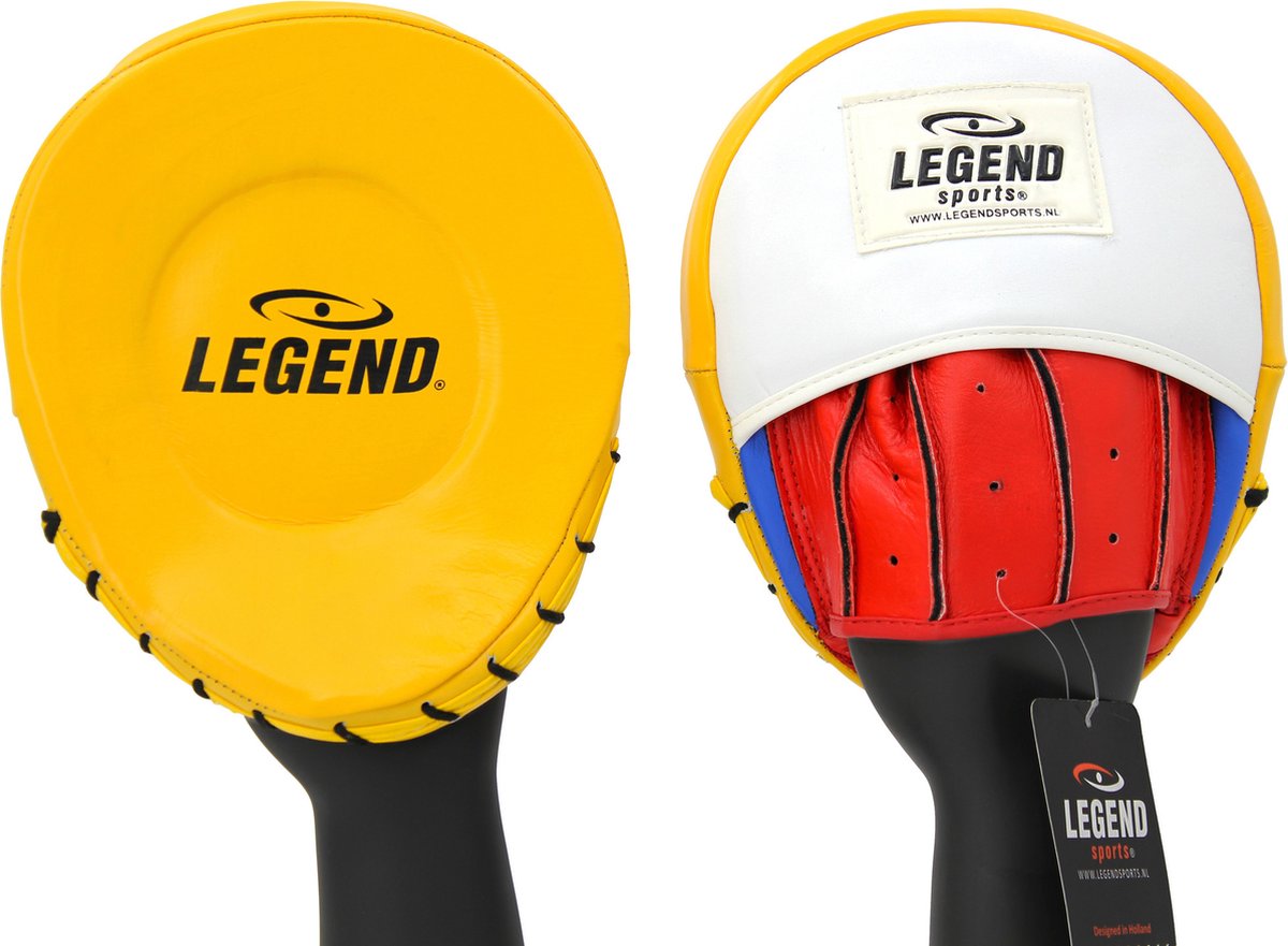 Lederen Legend Ultra Speed Pads Zwart/Wit