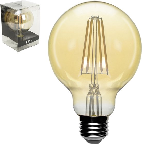 Gusta Vintage LED Lamp 8x12cm | bol.com