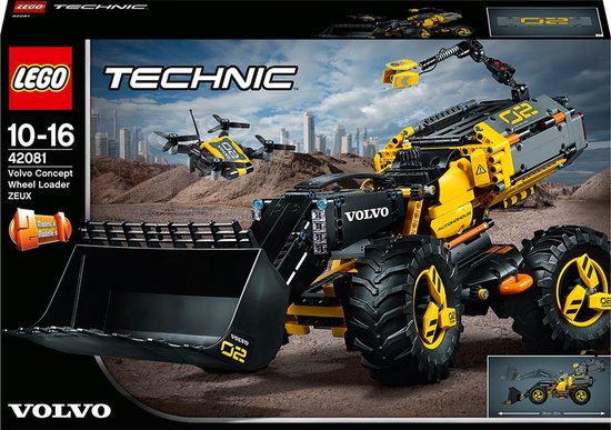 LEGO Technic Le tractopelle Volvo Concept ZEUX - 42081 | bol.com