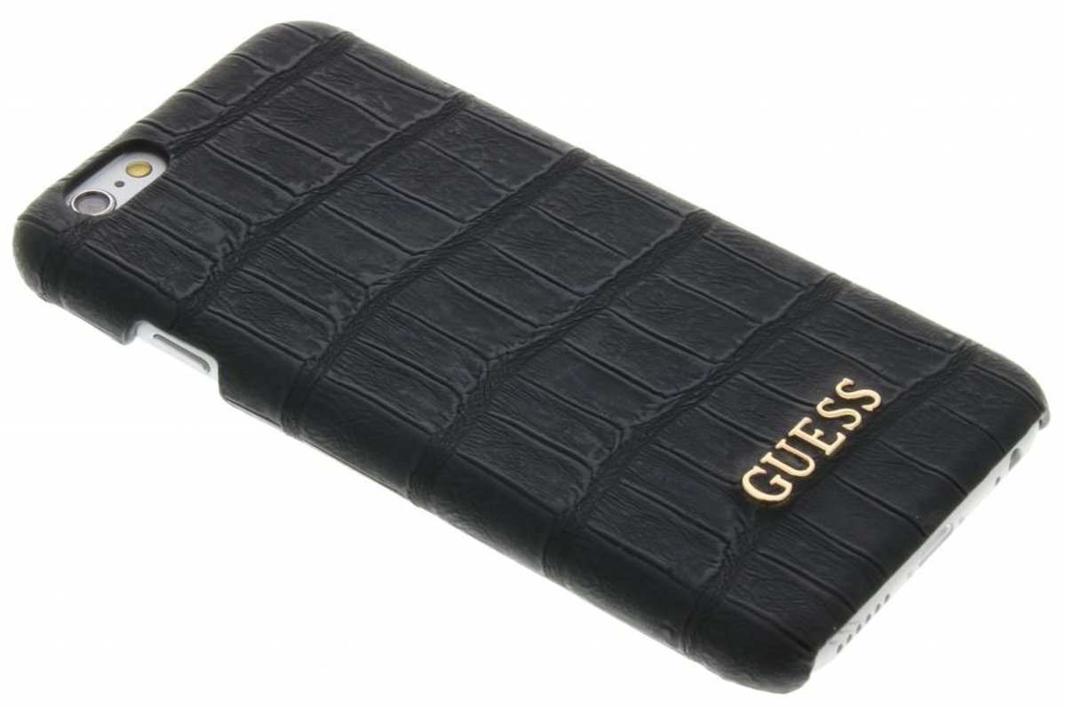 Guess Croco Backcover Case Apple iPhone 6/6S Matte Black GUHCP6MCOBK