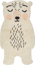 Nattiot - Polar Bear Odino Vloerkleed Voor Kinderkamer - Tapijt 60 x 110 cm