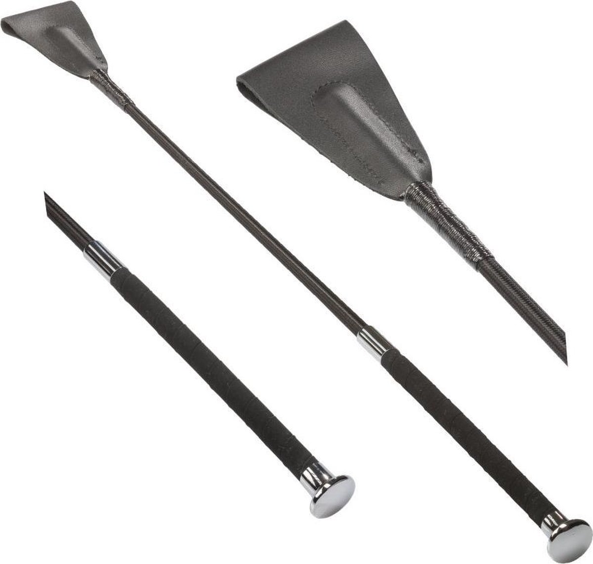 Goedkoopste XXDREAMSTOYS Zweep Gerte 'Prestige' mit Nubuk Griff 60cm Zwart