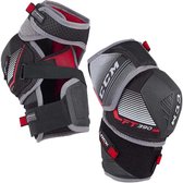 CCM Jetspeed FT390 Elleboogbeschermers Volwassenen  - L - Zwart/Rood